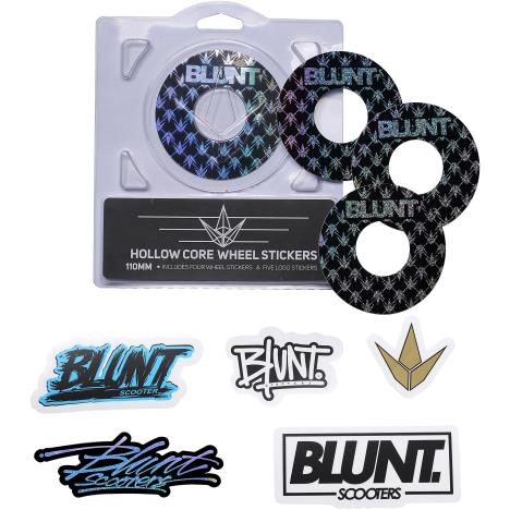 Blunt - 4 Pack Wheel Sticker 110mm - Repeat £5.90